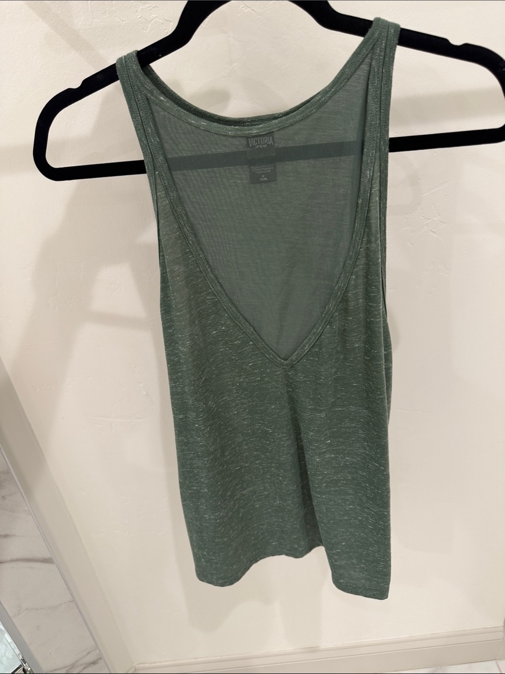 Victoria's Secret Olive Green Deep V Tank